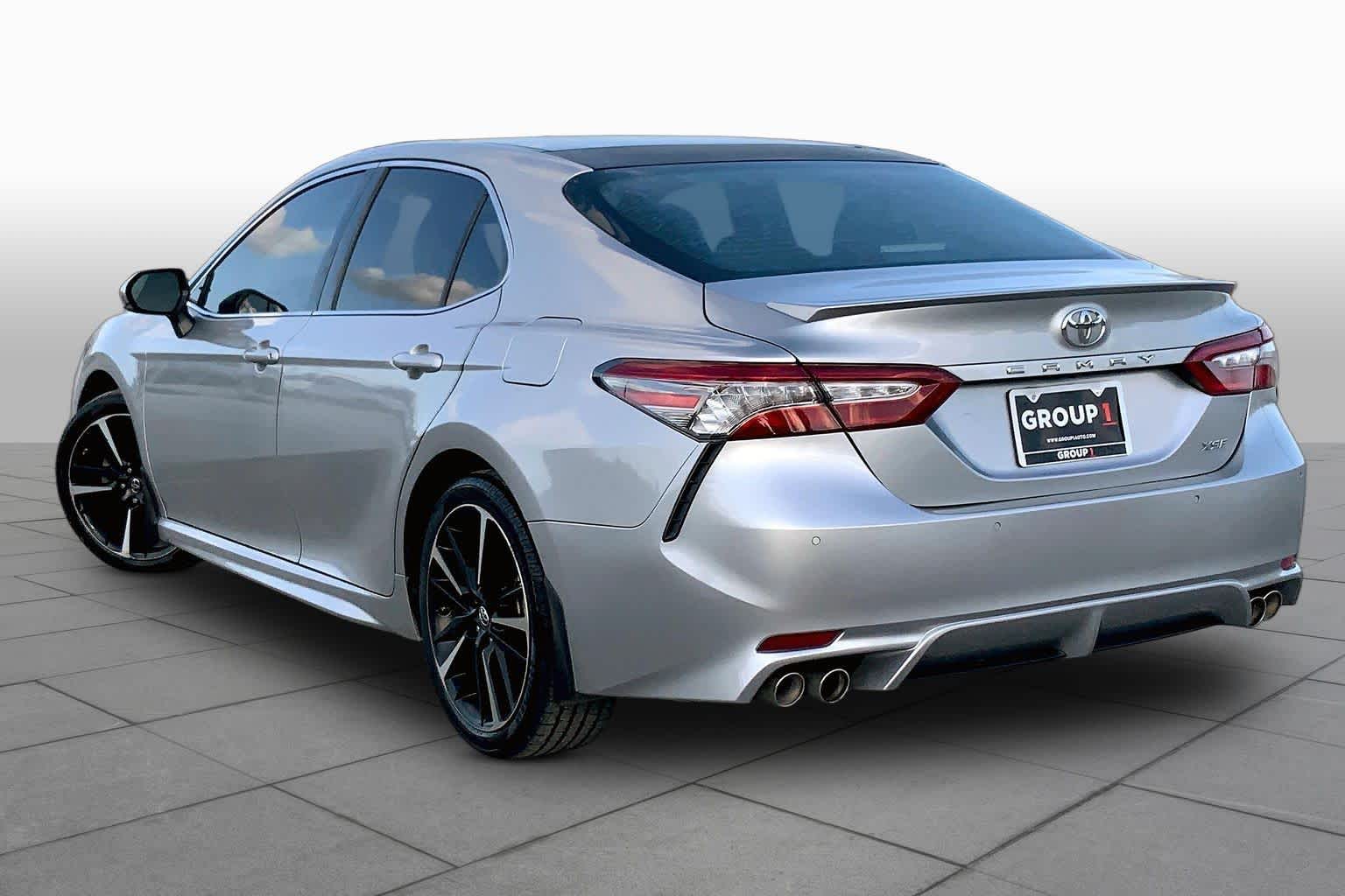 2018 Toyota Camry XSE Celestial Silver Metallic at Tomball Chrysler Dodge Jeep Ram