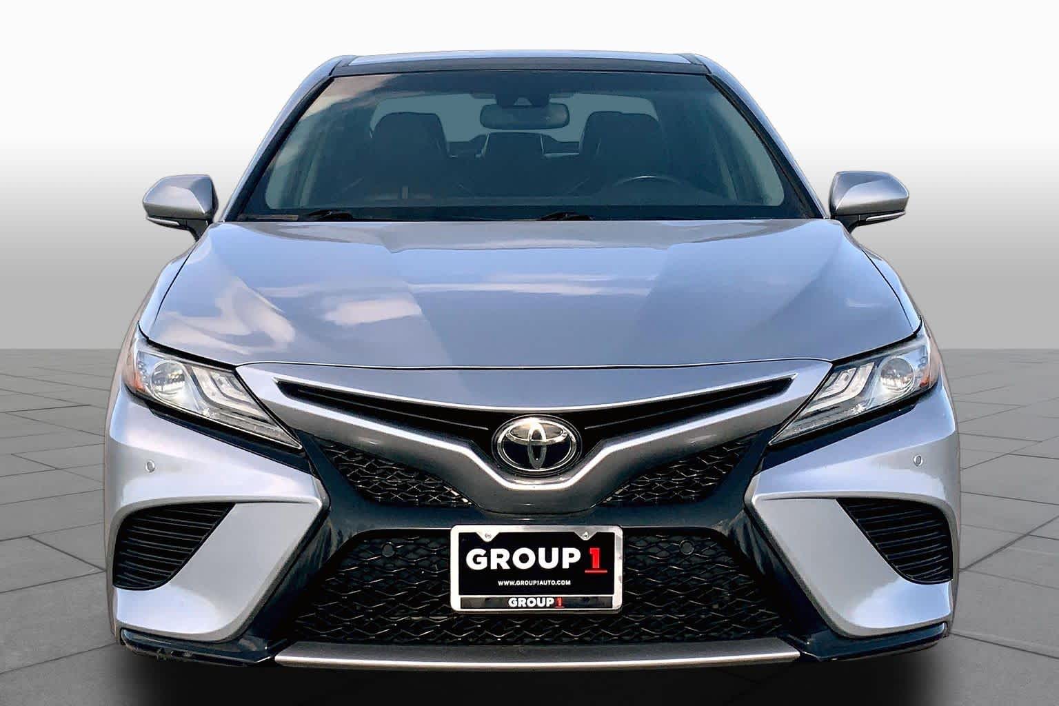 2018 Toyota Camry XSE Celestial Silver Metallic at Tomball Chrysler Dodge Jeep Ram