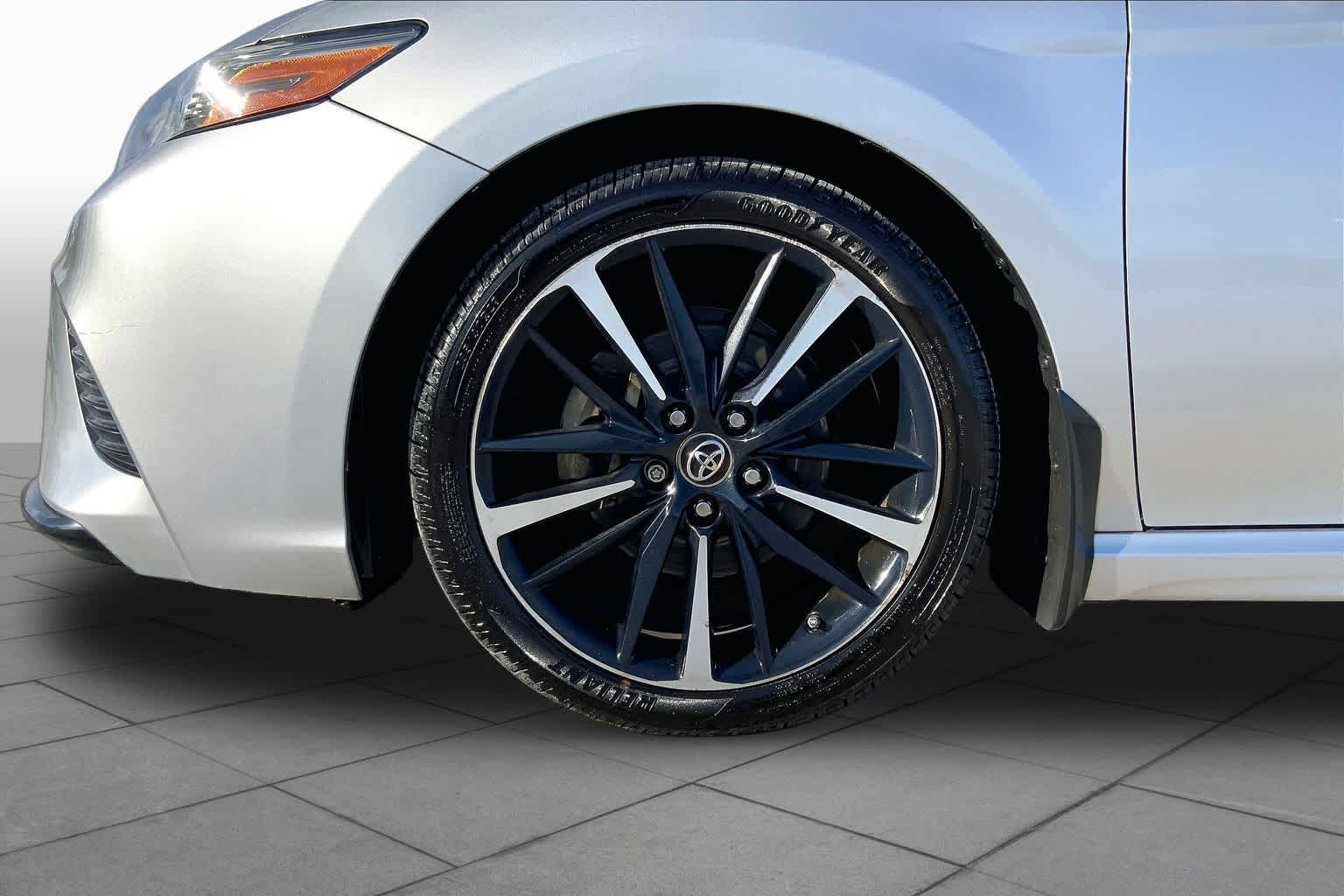 2018 Toyota Camry XSE Celestial Silver Metallic at Tomball Chrysler Dodge Jeep Ram