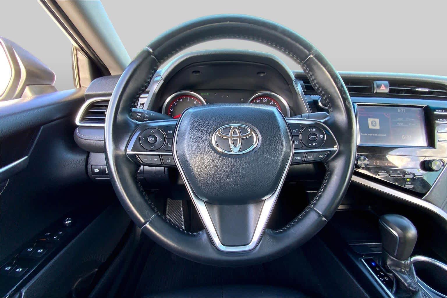 2018 Toyota Camry XSE Celestial Silver Metallic at Tomball Chrysler Dodge Jeep Ram