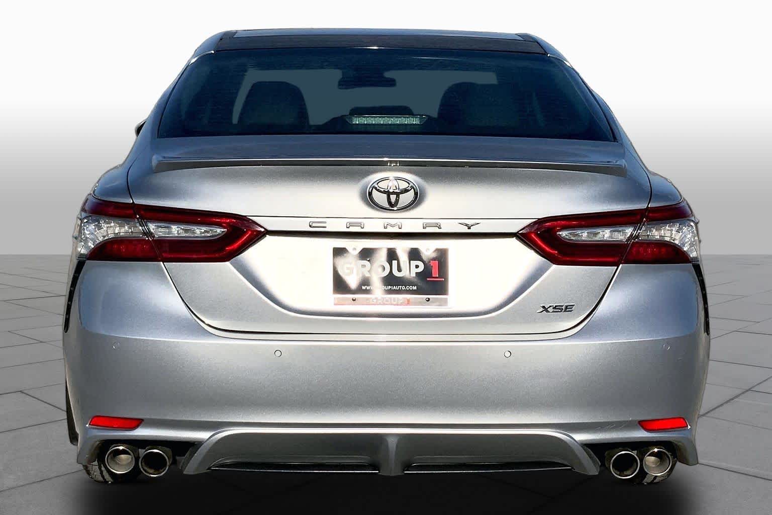 2018 Toyota Camry XSE Celestial Silver Metallic at Tomball Chrysler Dodge Jeep Ram