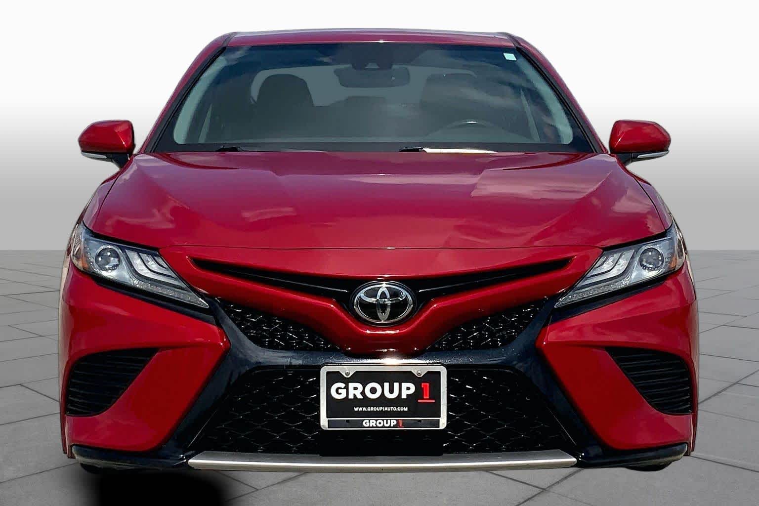 2019 Toyota Camry XSE Supersonic Red at Group 1 Toyota Southwest