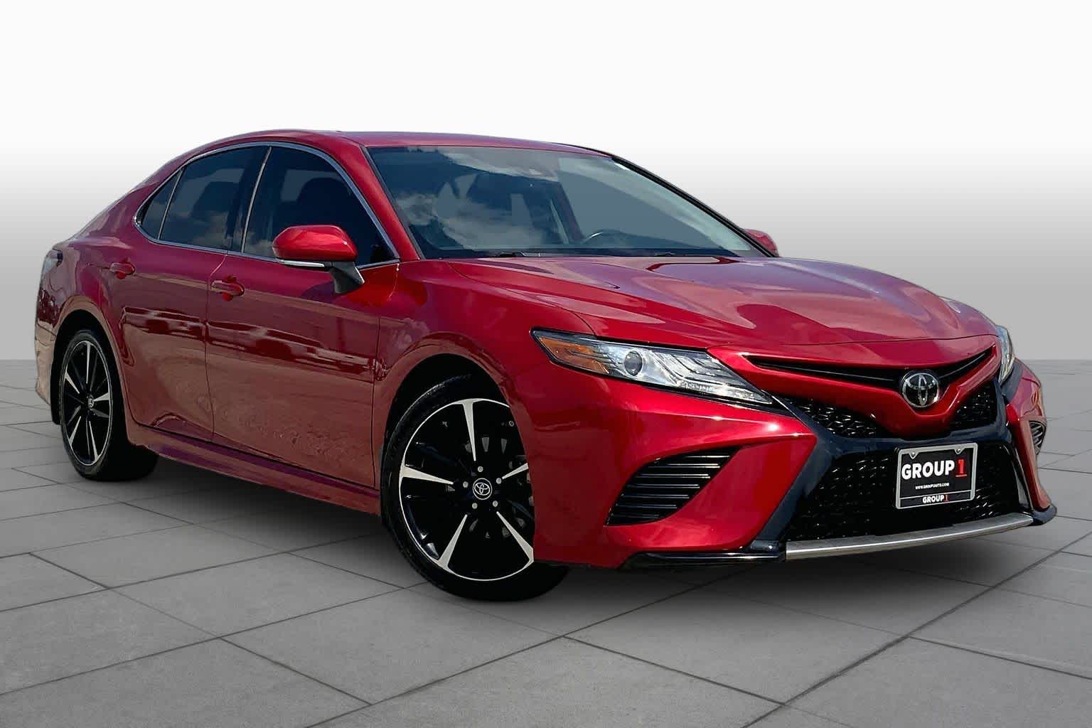 2019 Toyota Camry XSE Supersonic Red at Group 1 Toyota Southwest