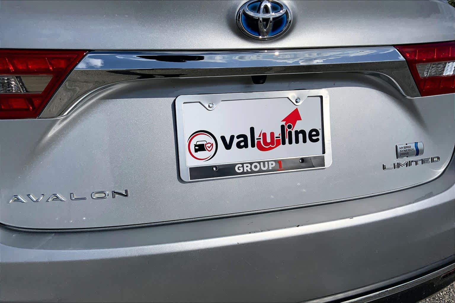 2018 Toyota Avalon Hybrid Limited Celestial Silver Metallic at Group 1 GMC Buick South