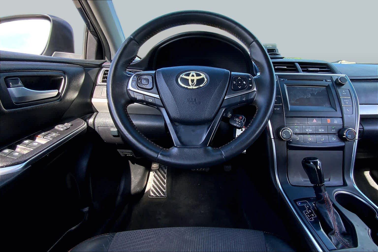 2017 Toyota Camry SE Midnight Black Metallic at Group 1 Toyota Southwest