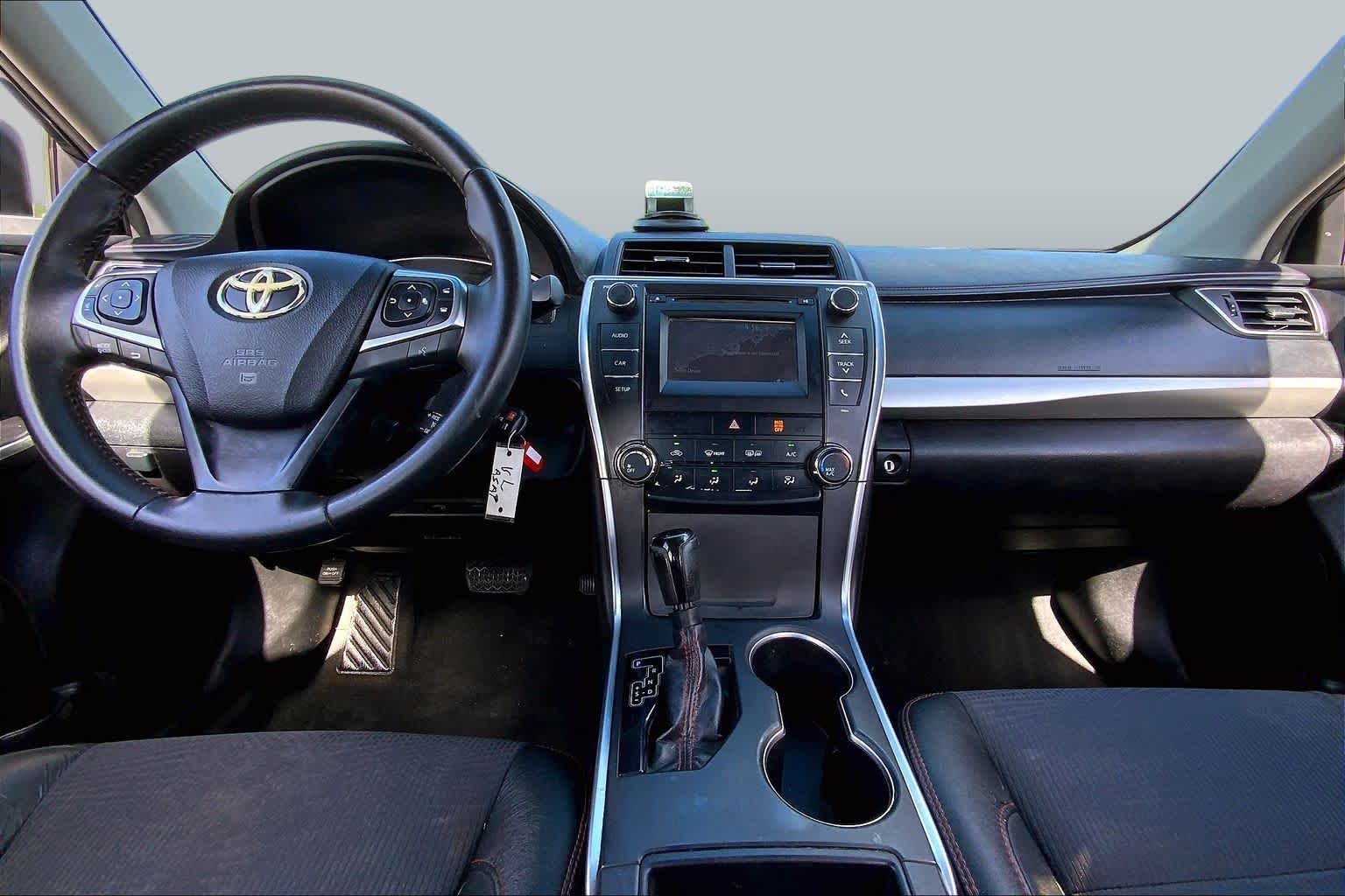 2017 Toyota Camry SE Midnight Black Metallic at Group 1 Toyota Southwest