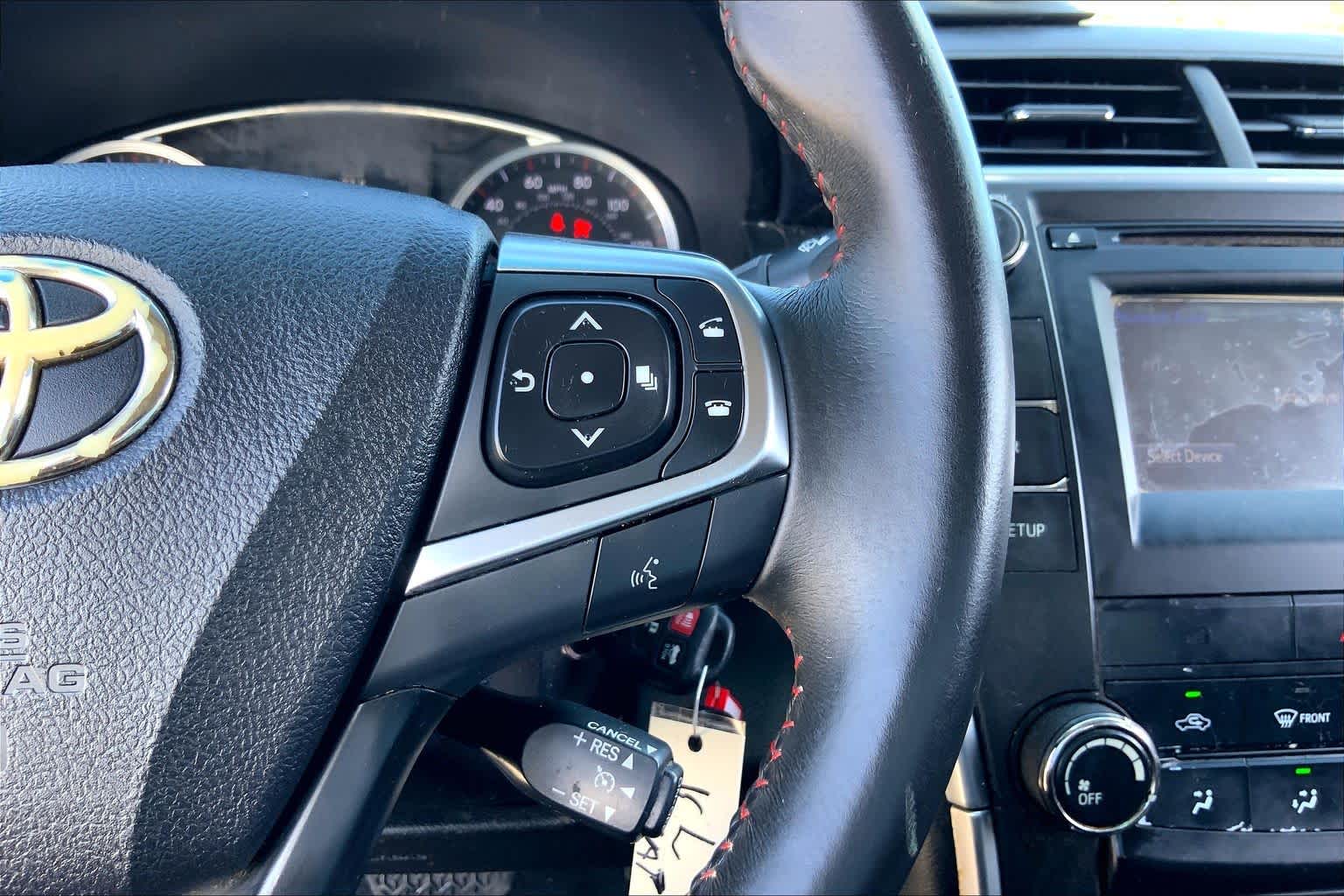 2017 Toyota Camry SE Midnight Black Metallic at Group 1 Toyota Southwest