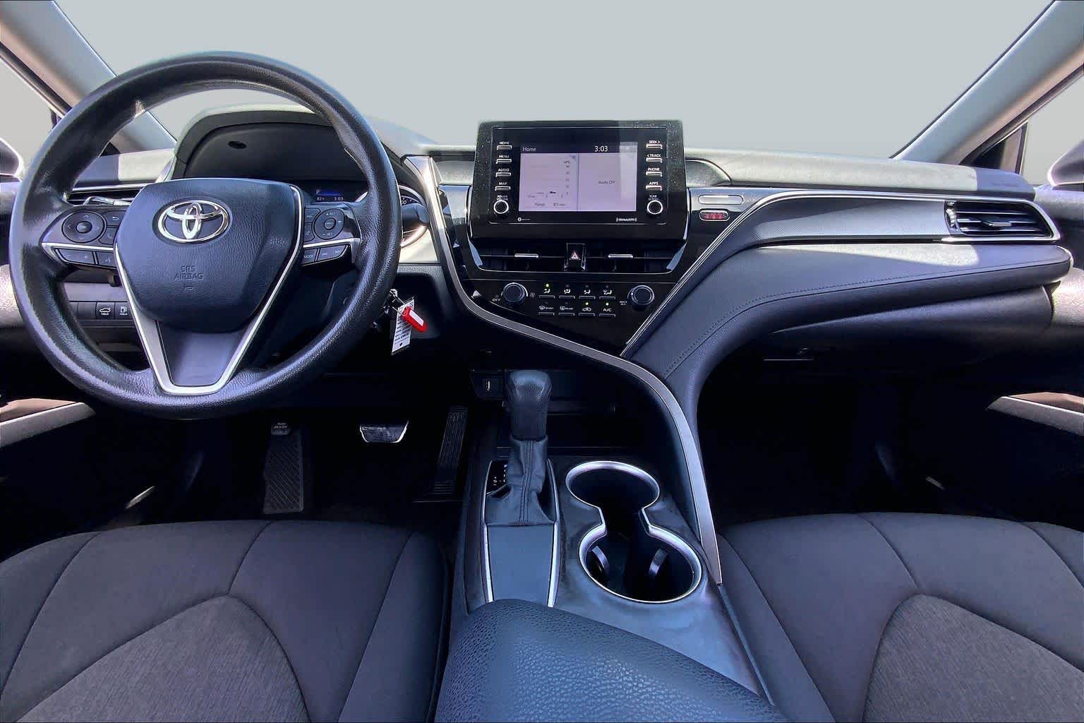 2021 Toyota Camry LE Super White at Group 1 Toyota Southwest