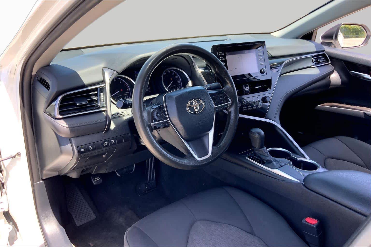 2021 Toyota Camry LE Super White at Group 1 Toyota Southwest