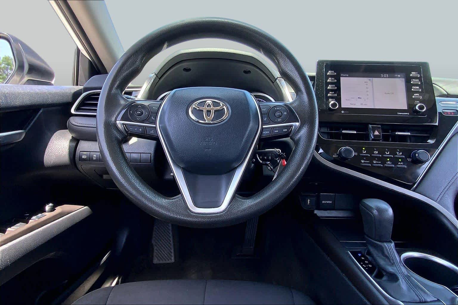 2021 Toyota Camry LE Super White at Group 1 Toyota Southwest