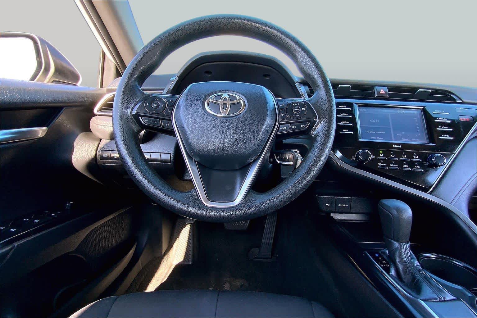 2020 Toyota Camry LE Super White at Group 1 Toyota Southwest
