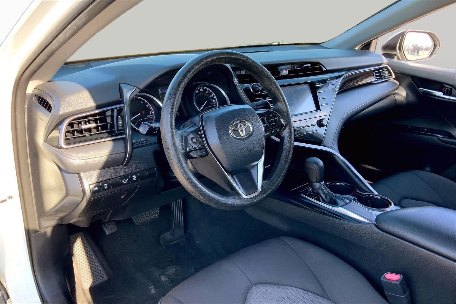 2020 Toyota Camry LE Super White at Group 1 Toyota Southwest