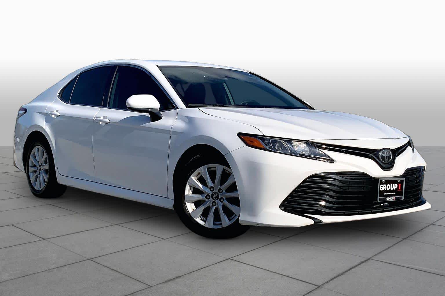 2020 Toyota Camry LE Super White at Group 1 Toyota Southwest