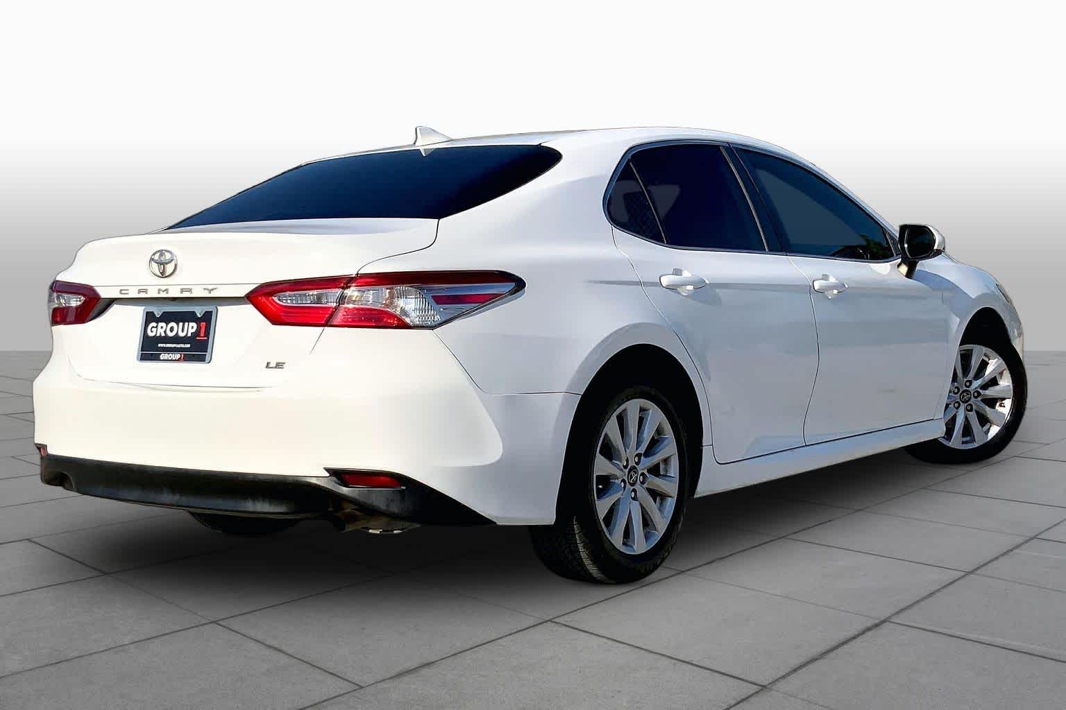 2020 Toyota Camry LE Super White at Group 1 Toyota Southwest