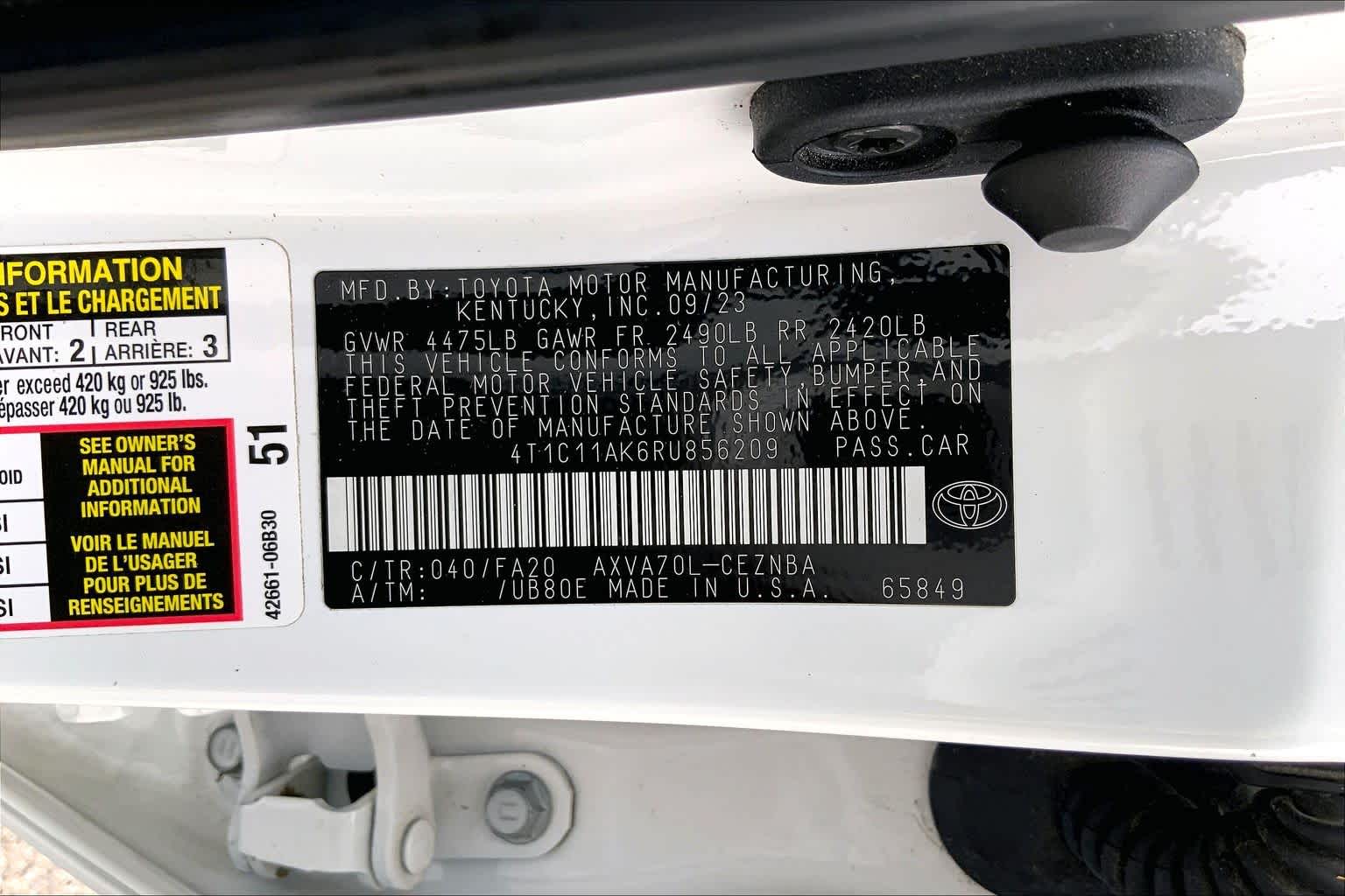 2024 Toyota Camry photo 35 of 35