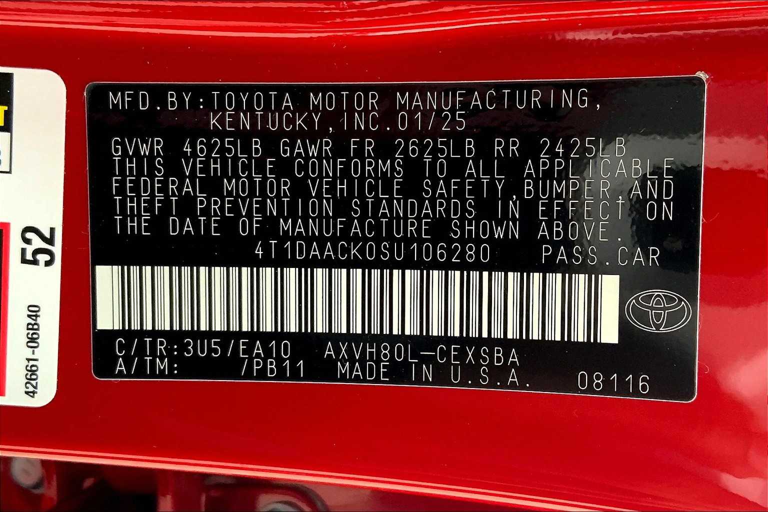 2025 Toyota Camry SE Supersonic Red at AutoNation USA Houston