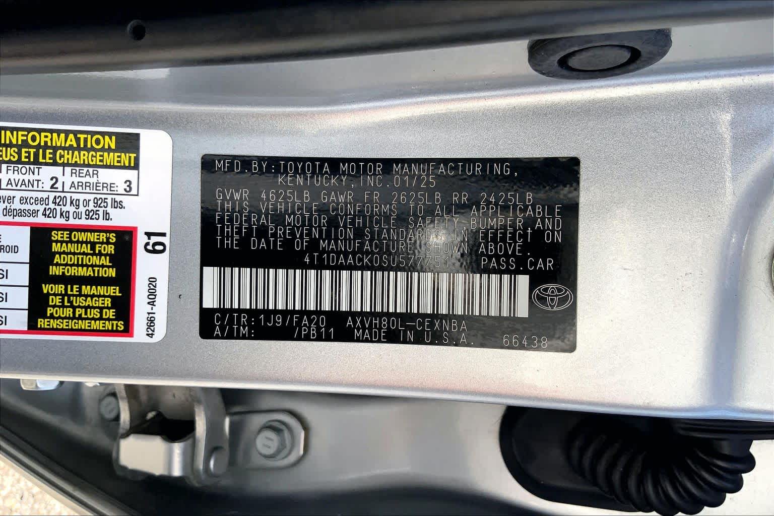 2025 Toyota Camry LE Celestial Silver Metallic at Group 1 Toyota Southwest