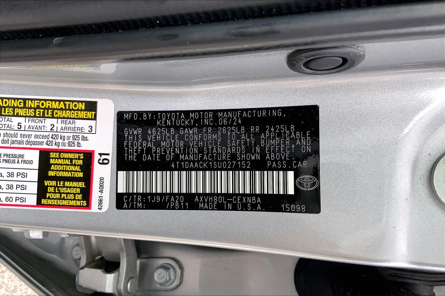 2025 Toyota Camry LE Celestial Silver Metallic at Group 1 Toyota Southwest