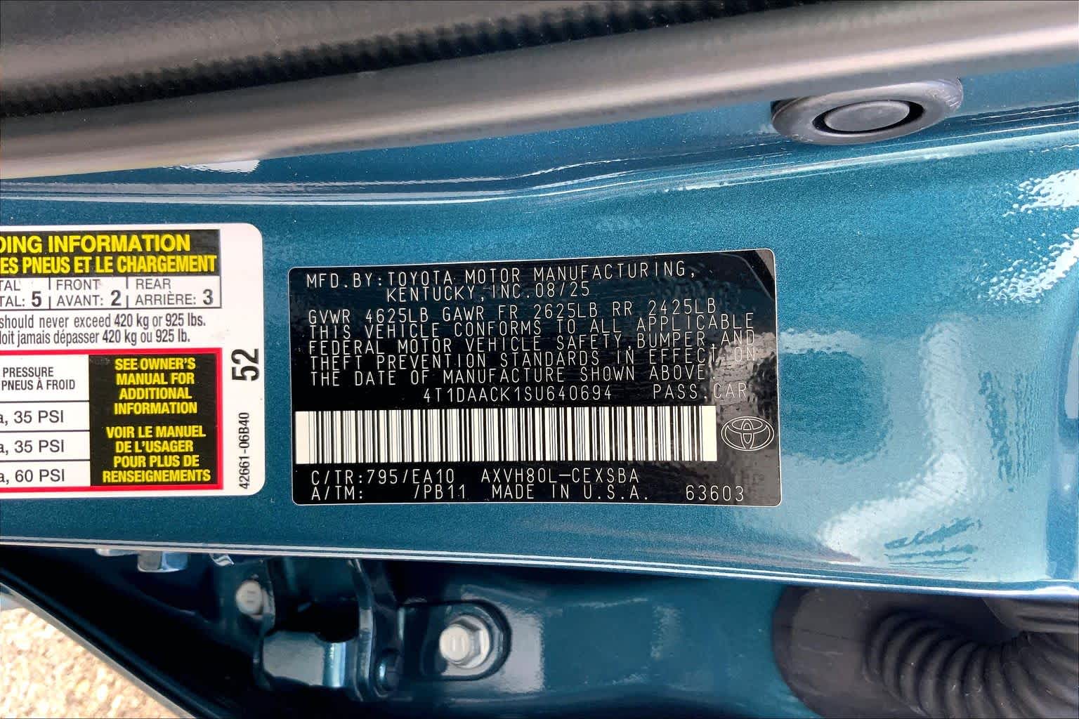 2025 Toyota Camry SE Ocean Gem at AutoNation USA Houston