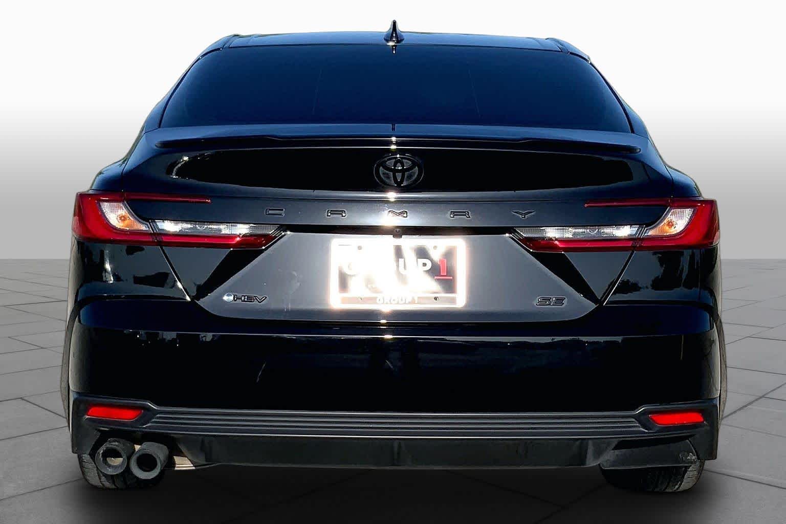 2025 Toyota Camry SE Midnight Black Metallic at Group 1 Toyota Southwest