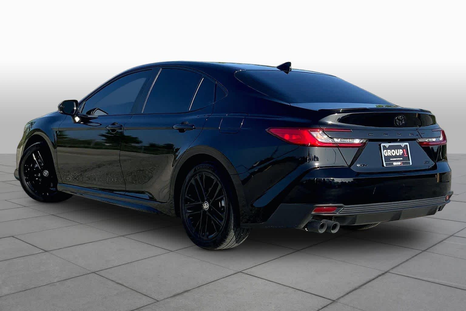 2025 Toyota Camry SE Midnight Black Metallic at Group 1 Toyota Southwest