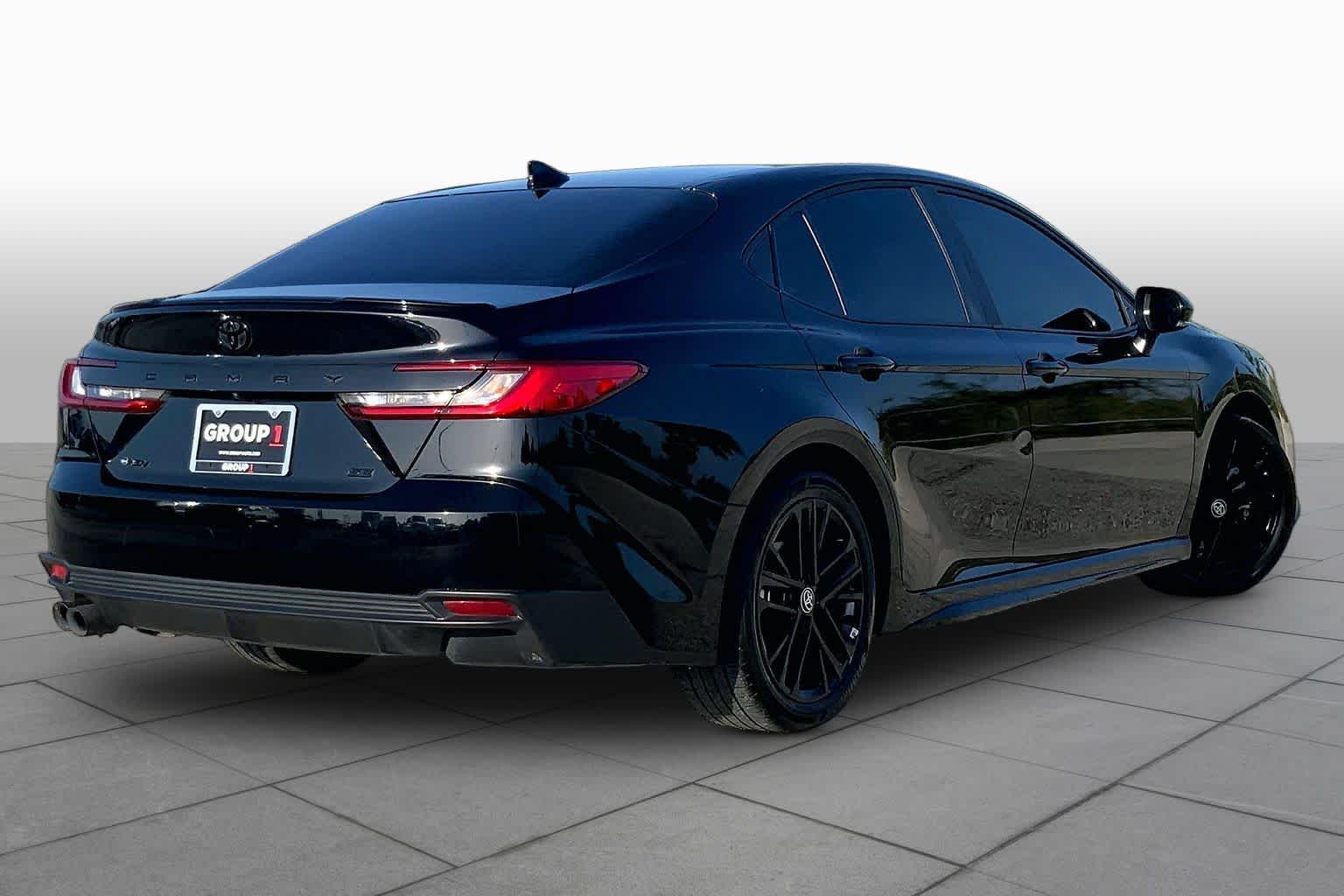 2025 Toyota Camry SE Midnight Black Metallic at Group 1 Toyota Southwest