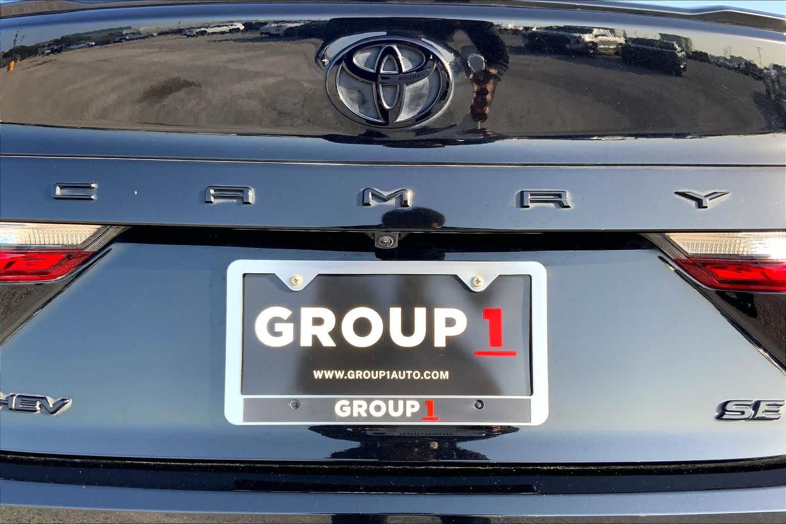 2025 Toyota Camry SE Midnight Black Metallic at Group 1 Toyota Southwest
