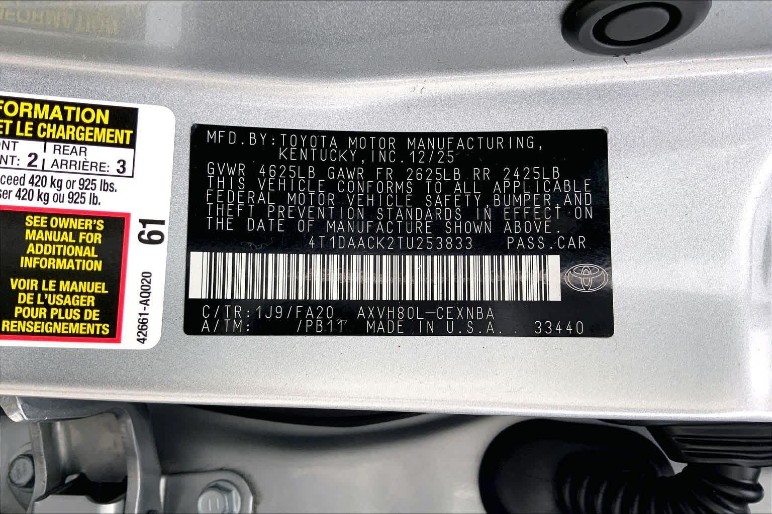 2026 Toyota Camry LE Celestial Silver Metallic at Group 1 Toyota Southwest