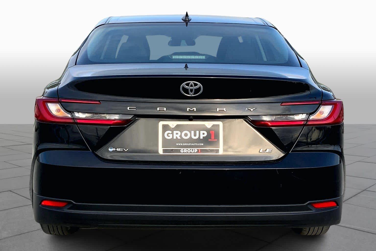2025 Toyota Camry LE Midnight Black Metallic at Group 1 Toyota Southwest