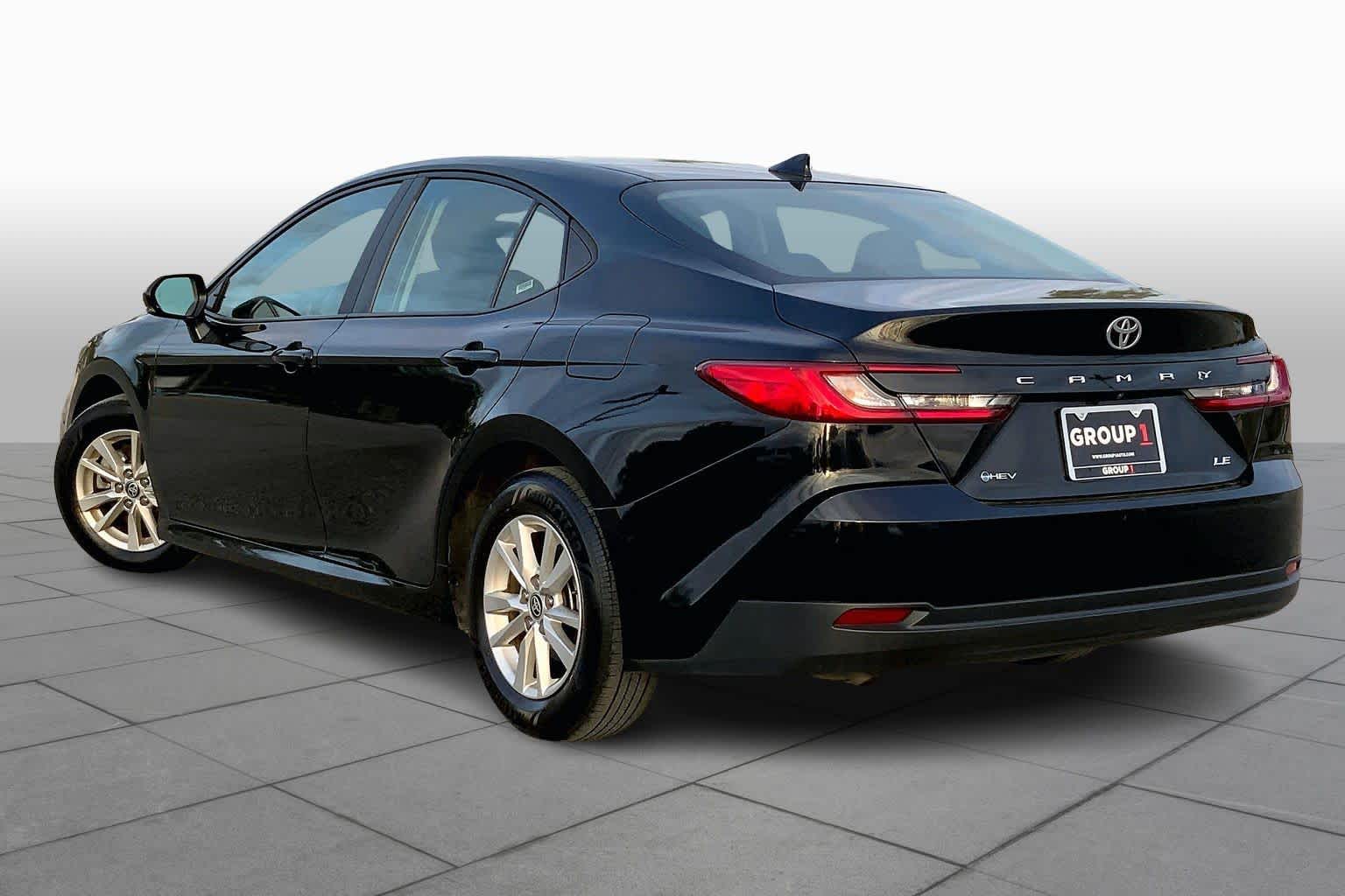 2025 Toyota Camry LE Midnight Black Metallic at Group 1 Toyota Southwest