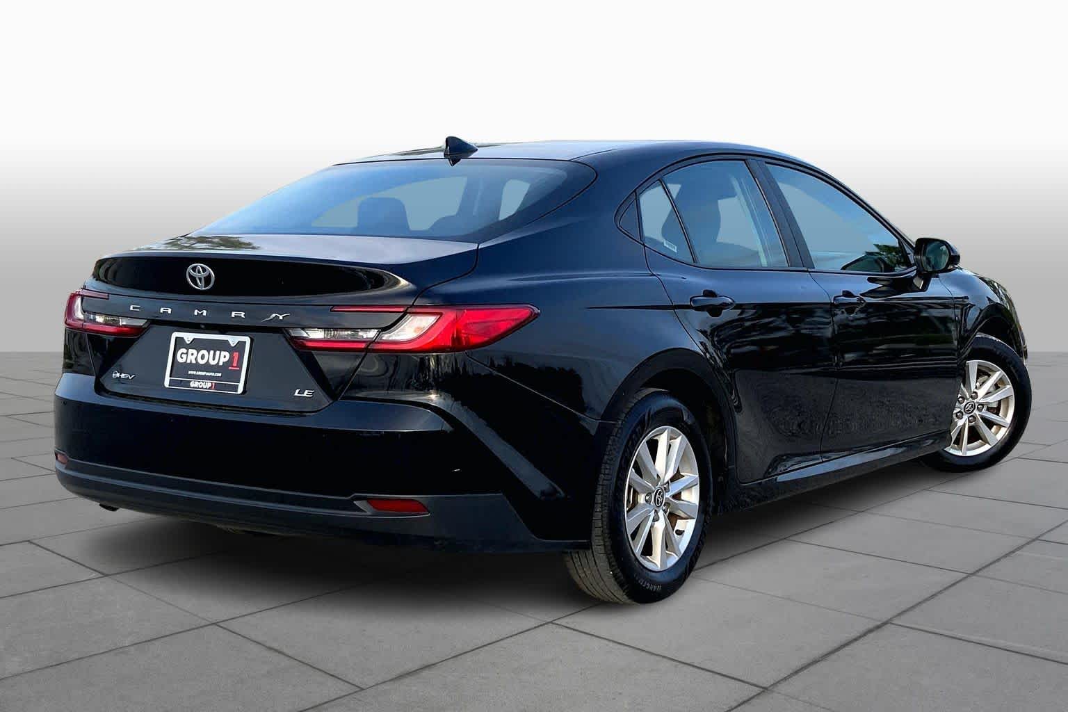2025 Toyota Camry LE Midnight Black Metallic at Group 1 Toyota Southwest