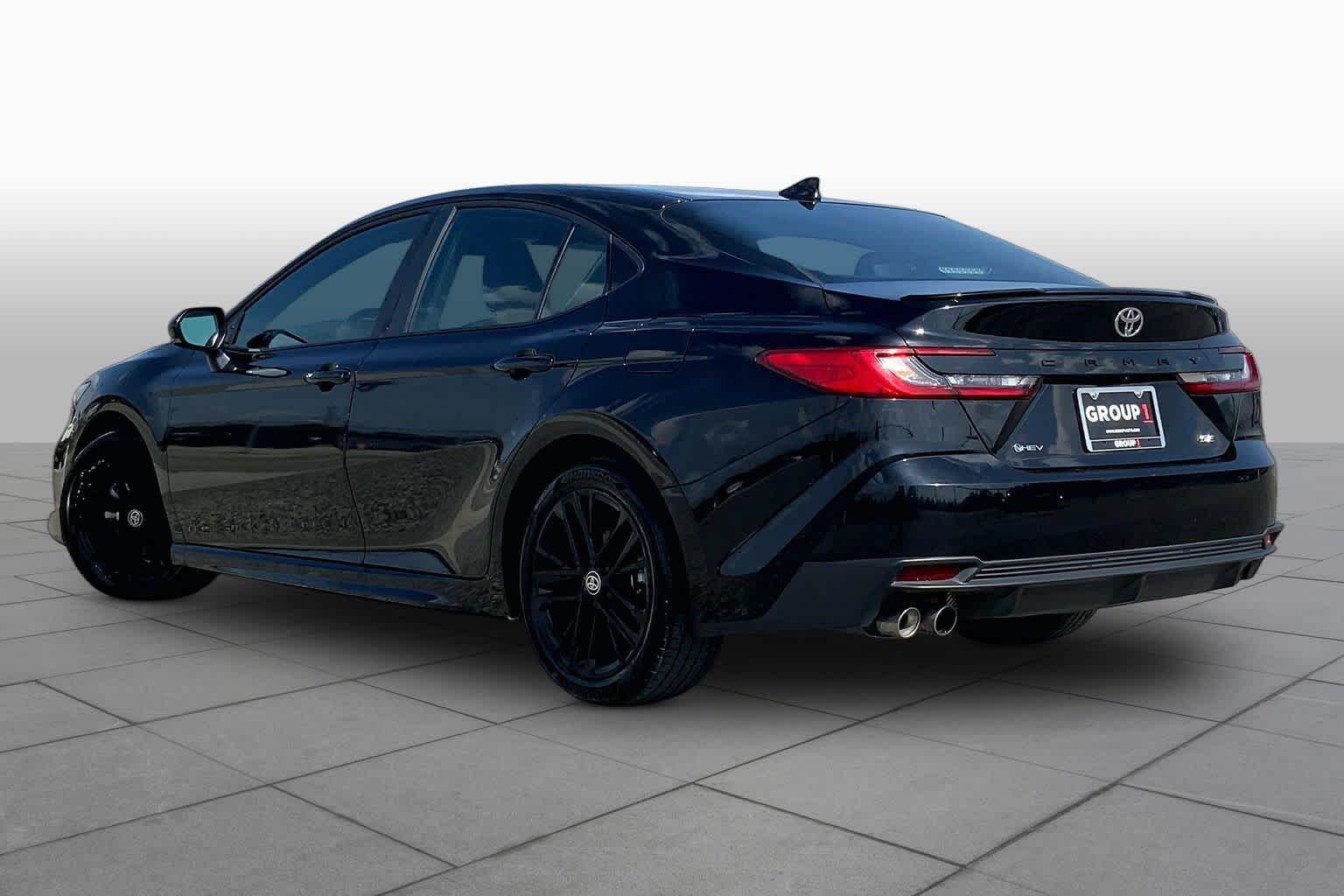 2025 Toyota Camry SE Midnight Black Metallic at Texan GMC Buick