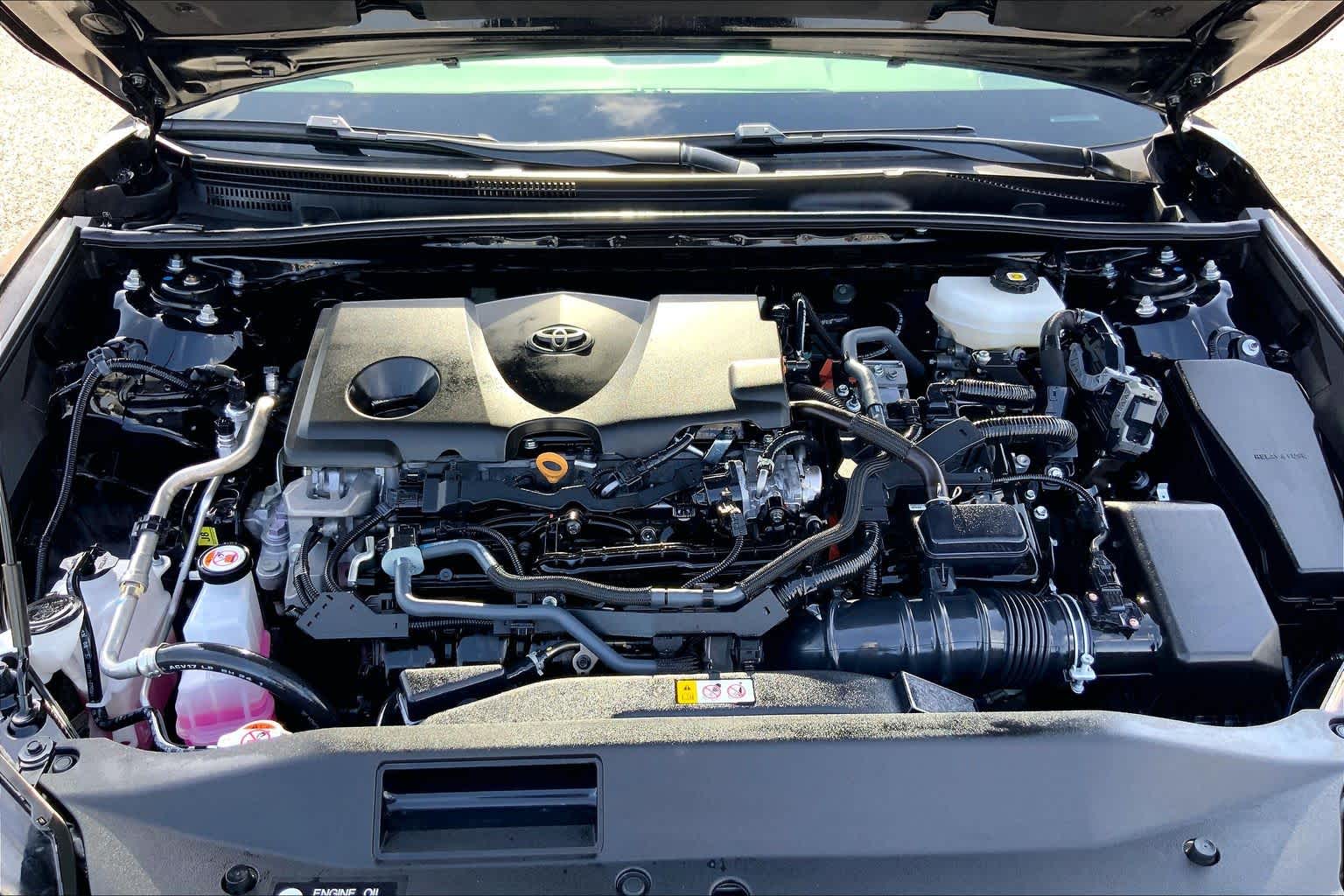 2025 Toyota Camry SE Midnight Black Metallic at Texan GMC Buick