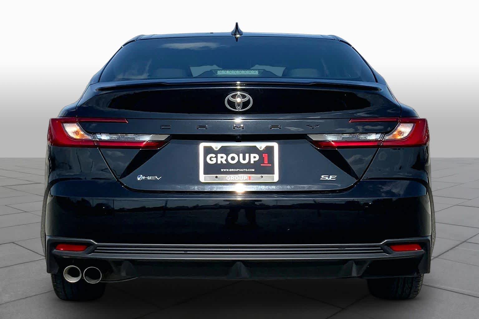 2025 Toyota Camry SE Midnight Black Metallic at Texan GMC Buick