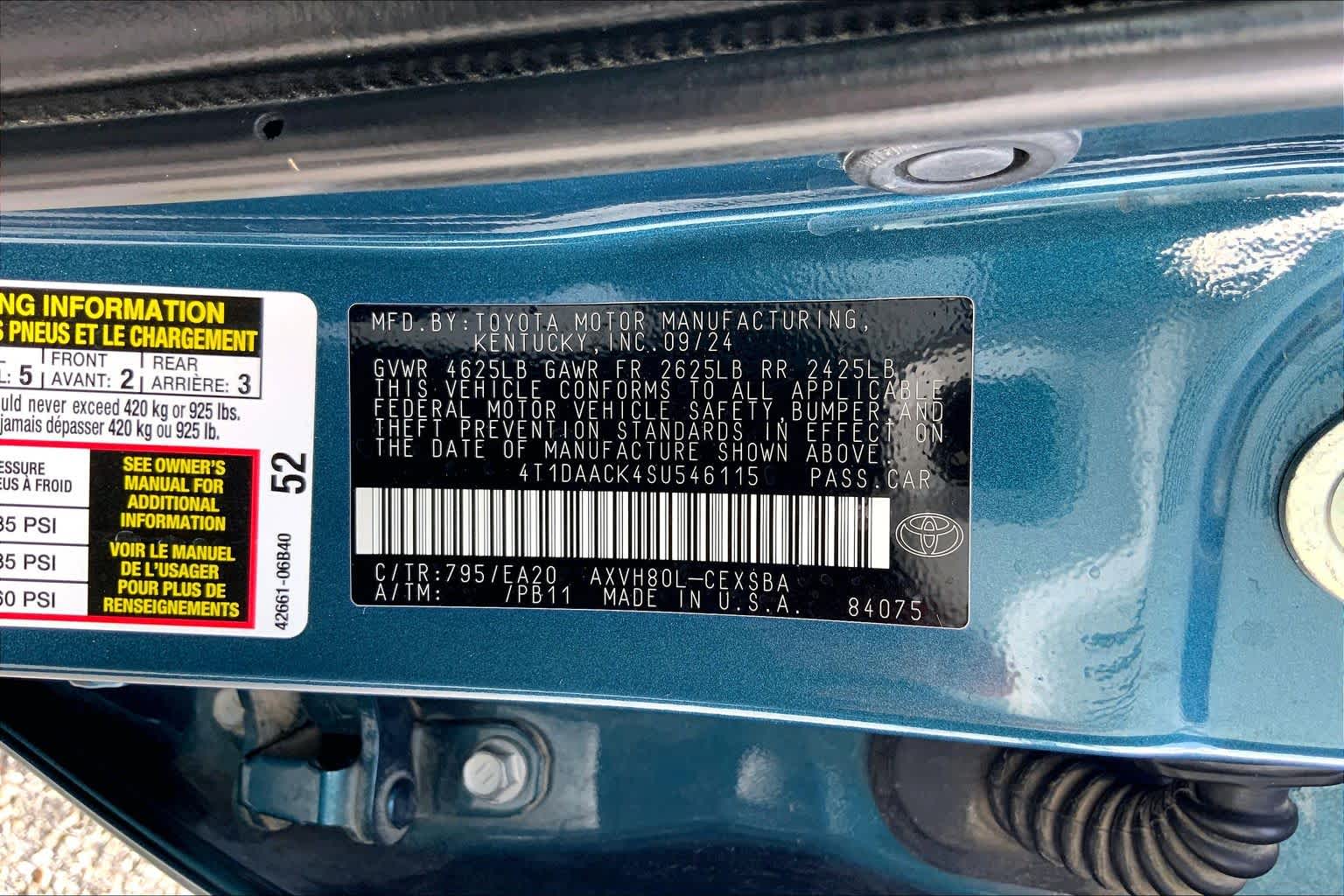 2025 Toyota Camry SE Ocean Gem at Tomball Ford