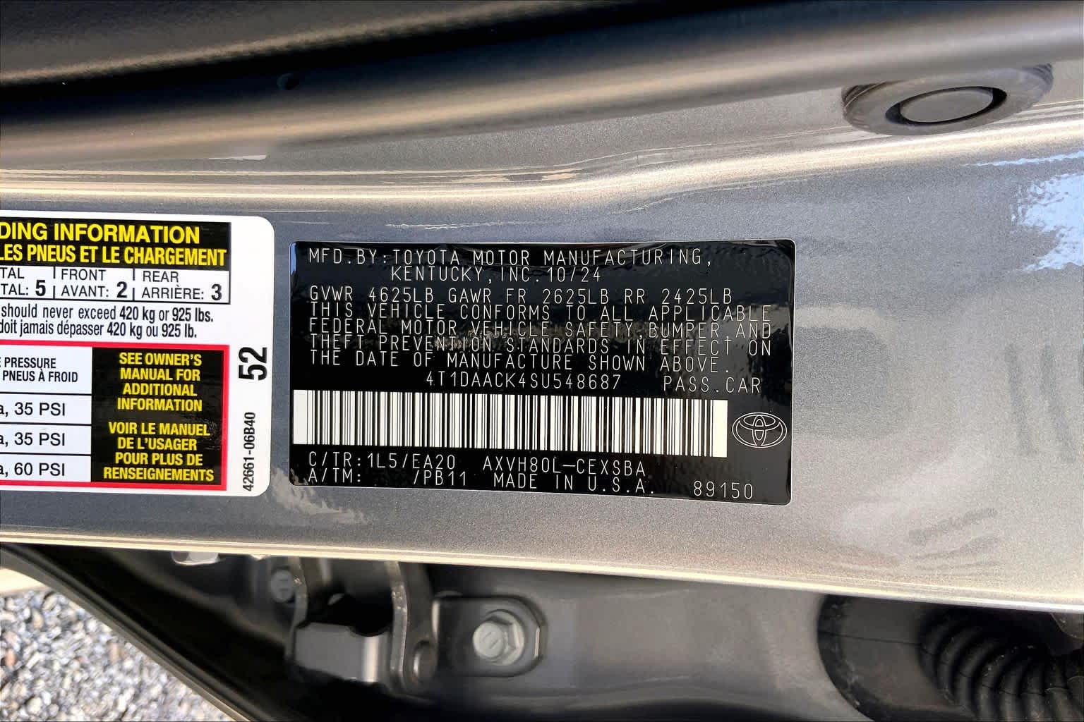 2025 Toyota Camry SE Heavy Metal at Texan GMC Buick