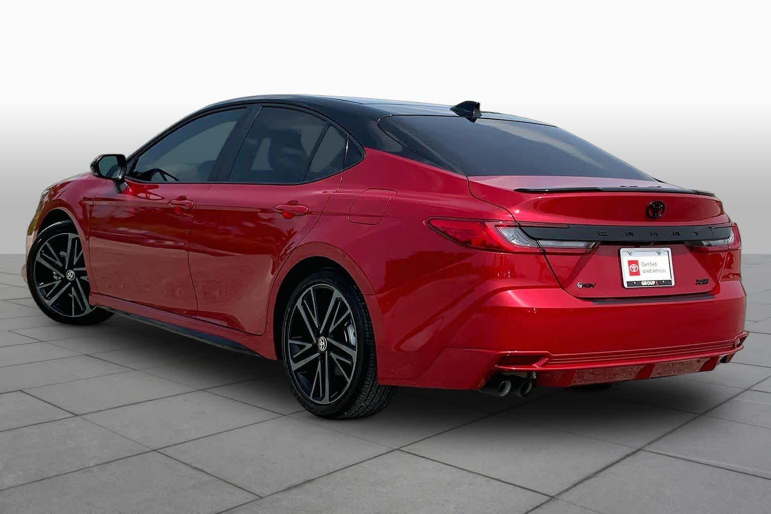 2026 Toyota Camry XSE Supersonic Red w/Midnight Black Metallic Roof at Group 1 Toyota Southwest