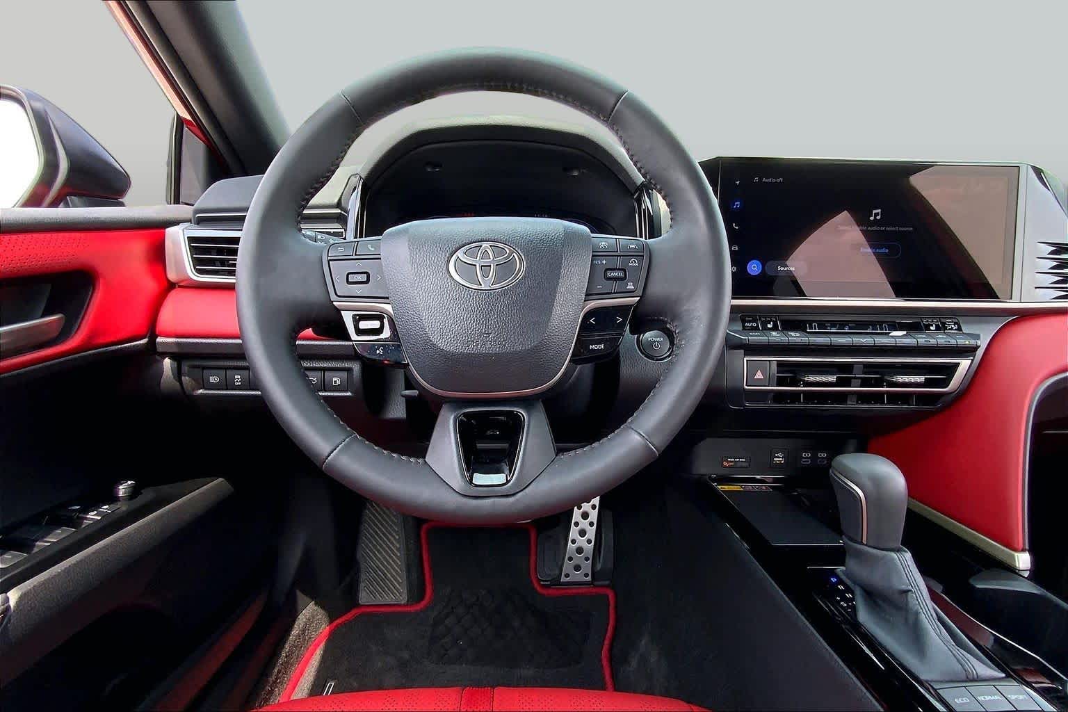 2026 Toyota Camry XSE Supersonic Red w/Midnight Black Metallic Roof at Group 1 Toyota Southwest