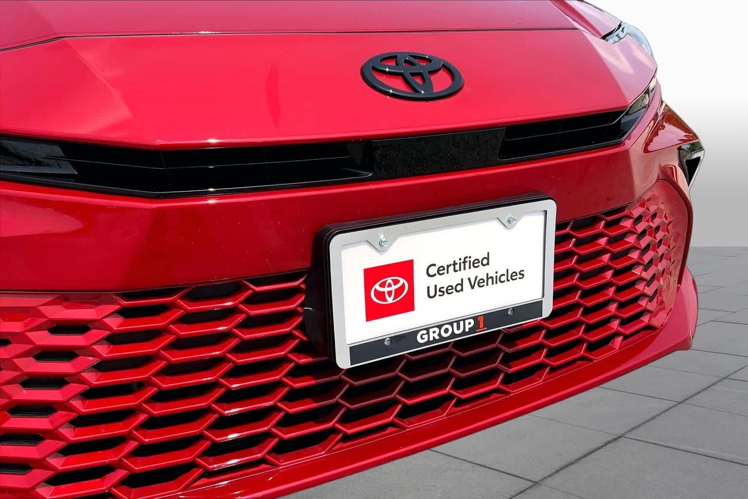 2026 Toyota Camry XSE Supersonic Red w/Midnight Black Metallic Roof at Group 1 Toyota Southwest