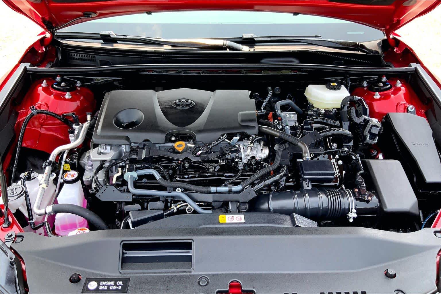 2026 Toyota Camry XSE Supersonic Red w/Midnight Black Metallic Roof at Group 1 Toyota Southwest