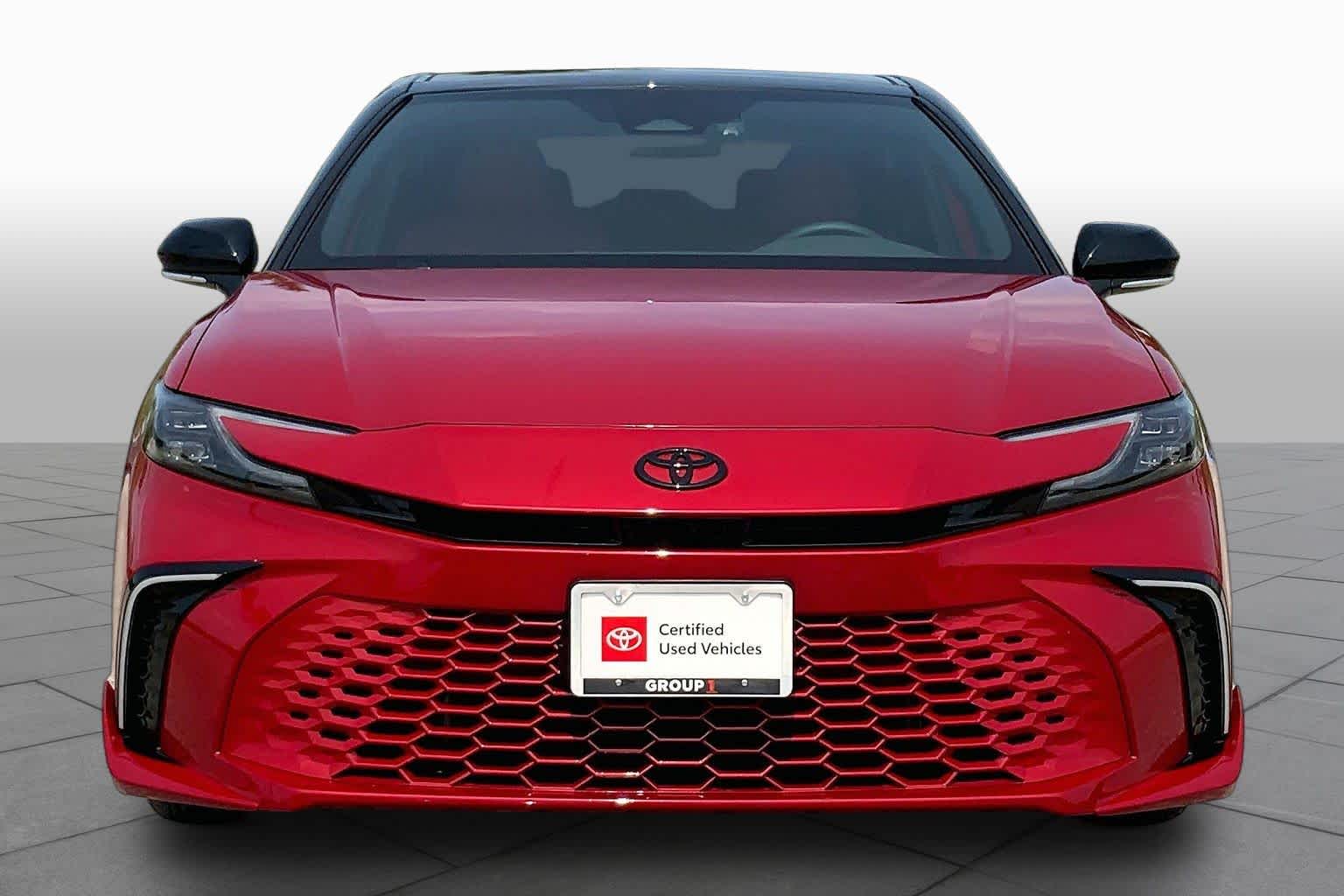 2026 Toyota Camry XSE Supersonic Red w/Midnight Black Metallic Roof at Group 1 Toyota Southwest