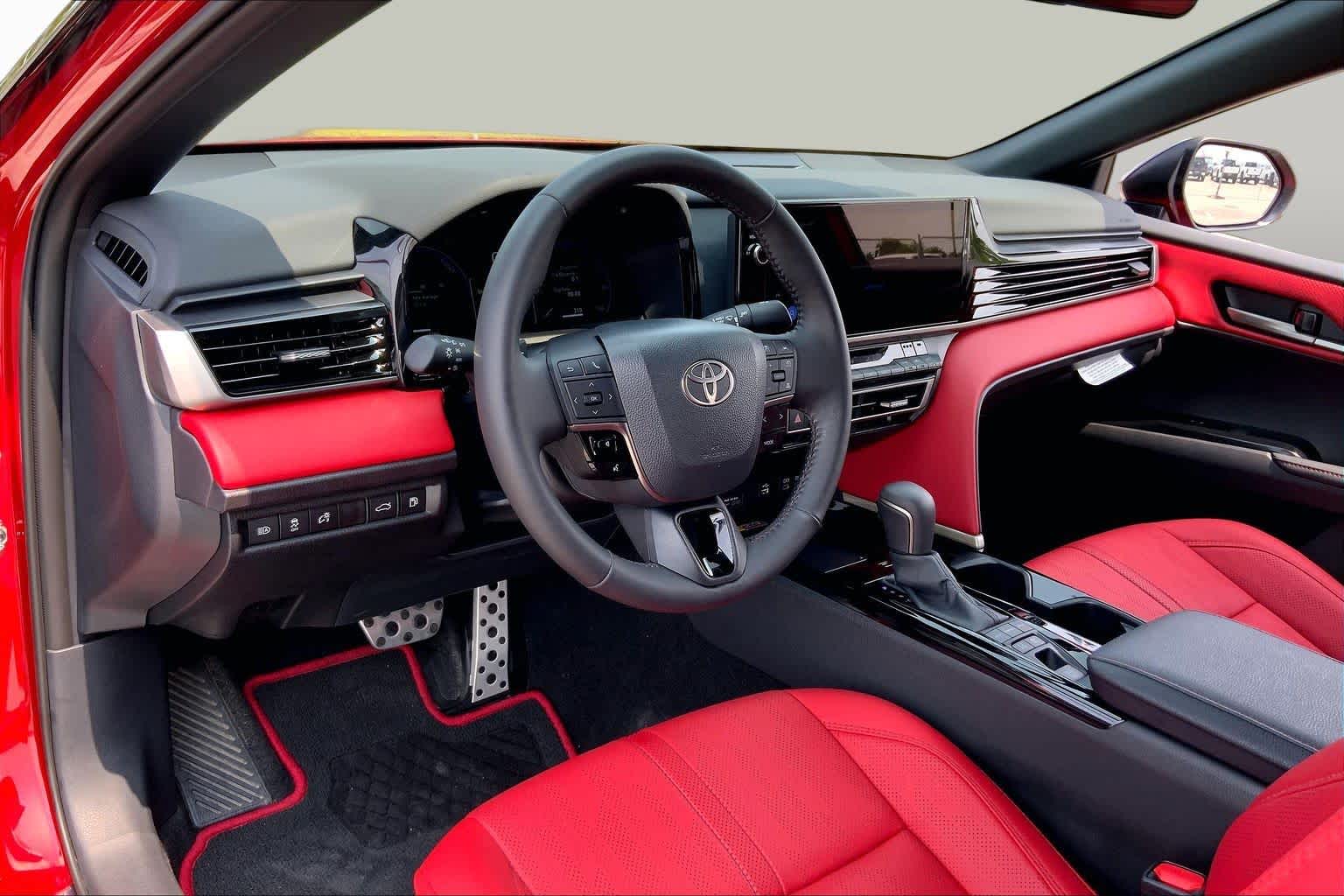2026 Toyota Camry XSE Supersonic Red w/Midnight Black Metallic Roof at Group 1 Toyota Southwest