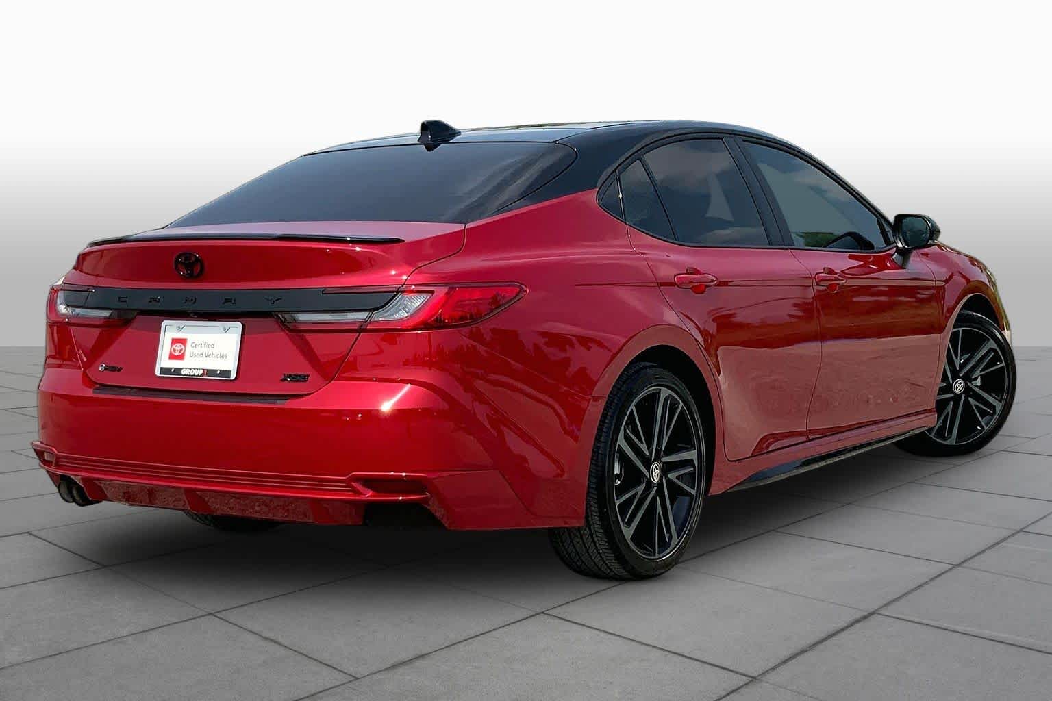 2026 Toyota Camry XSE Supersonic Red w/Midnight Black Metallic Roof at Group 1 Toyota Southwest