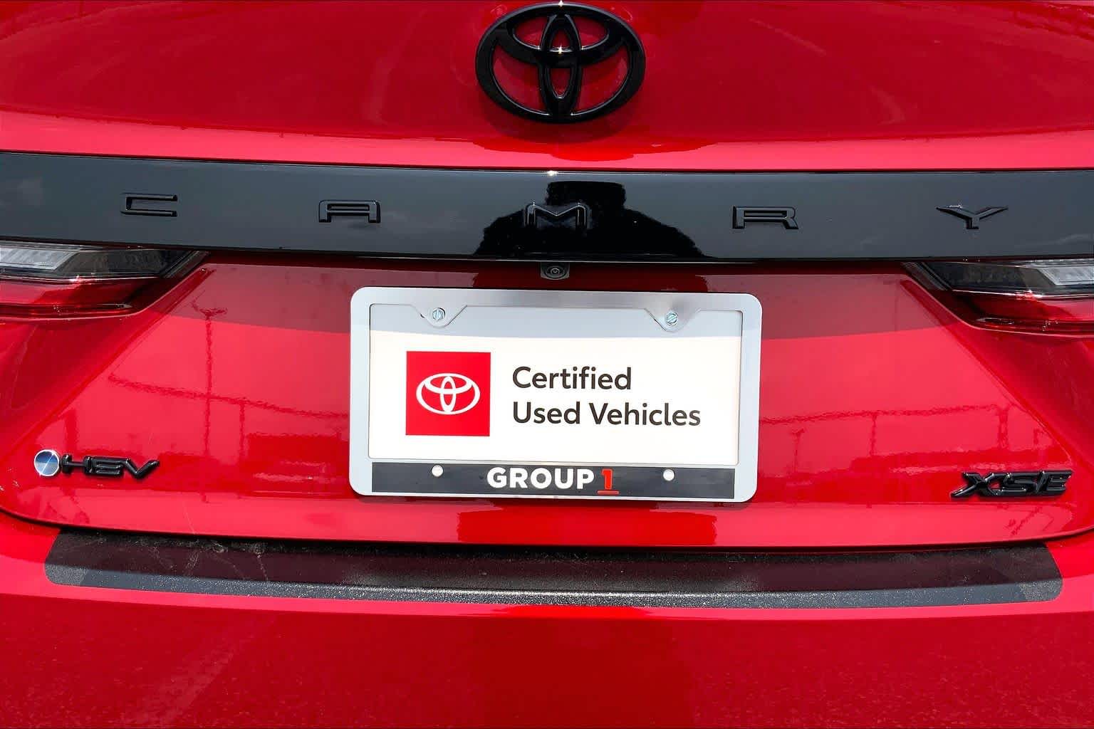 2026 Toyota Camry XSE Supersonic Red w/Midnight Black Metallic Roof at Group 1 Toyota Southwest