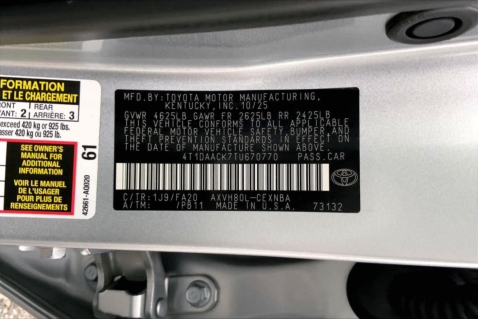 2026 Toyota Camry LE Celestial Silver Metallic at Group 1 Toyota Southwest