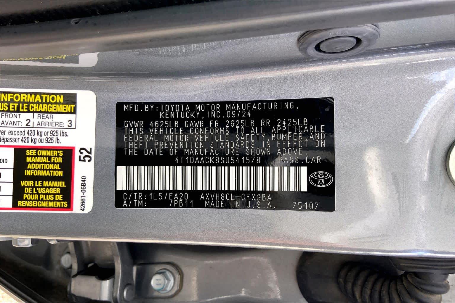 2025 Toyota Camry SE Heavy Metal at Lexus Southwest Houston