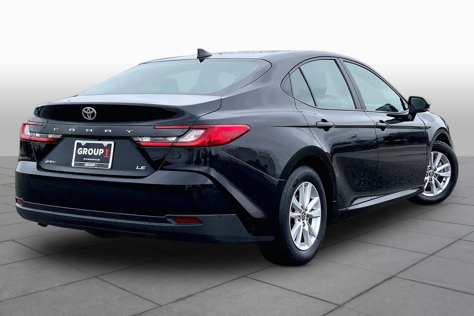 2025 Toyota Camry LE Midnight Black Metallic at Group 1 Toyota Southwest