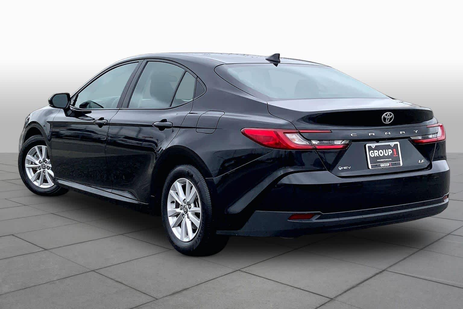 2025 Toyota Camry LE Midnight Black Metallic at Group 1 Toyota Southwest