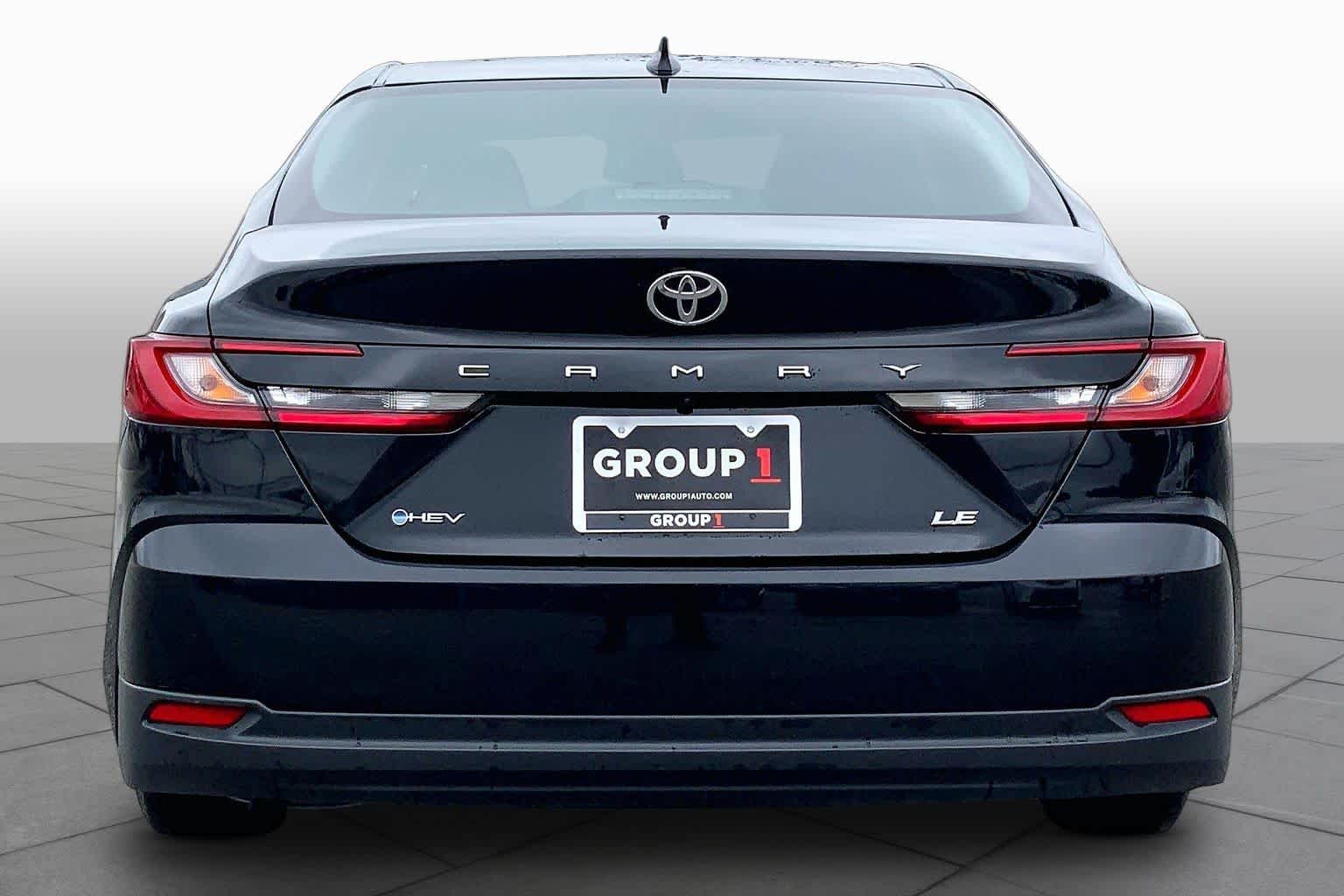 2025 Toyota Camry LE Midnight Black Metallic at Group 1 Toyota Southwest