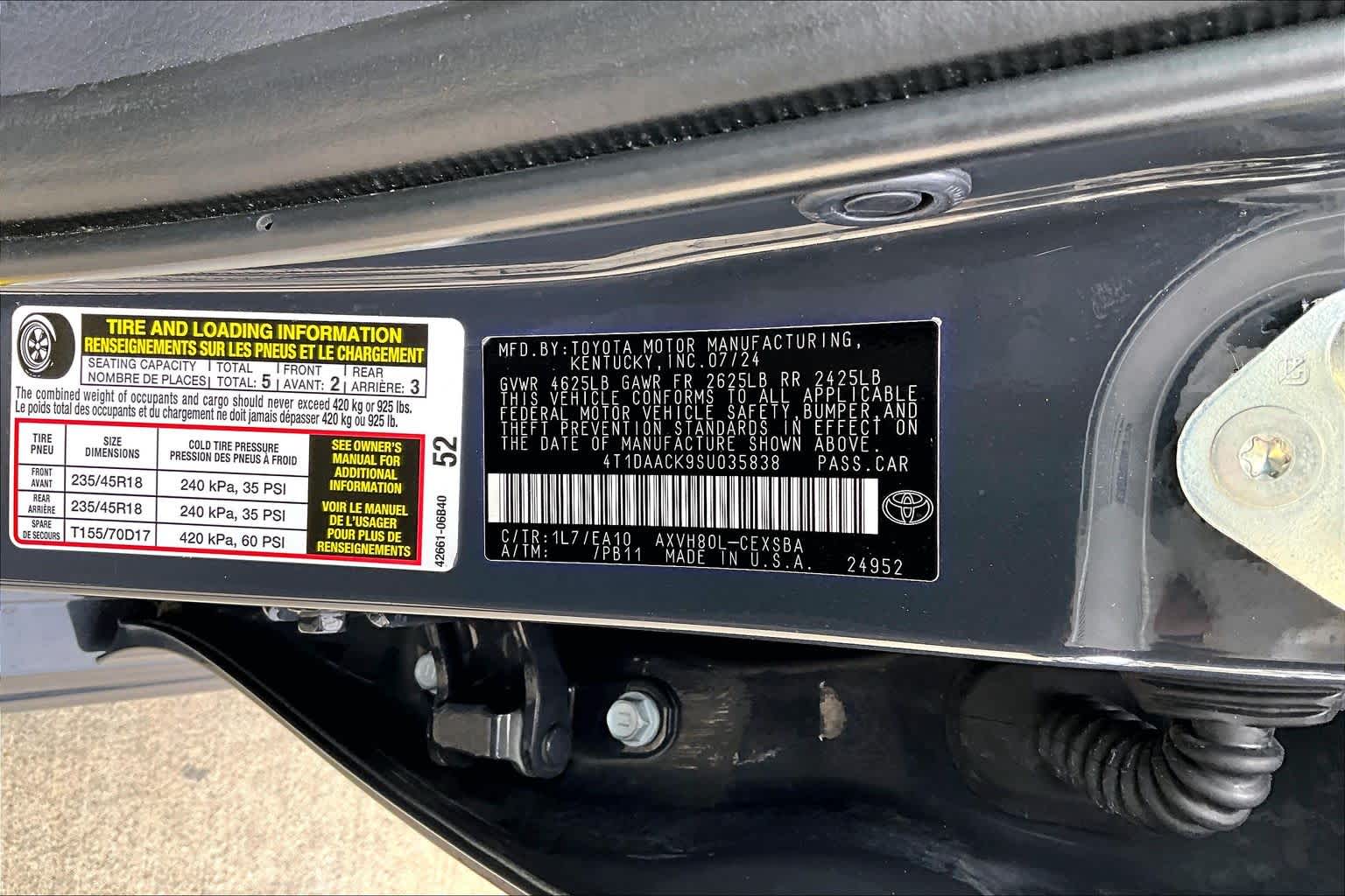 2025 Toyota Camry SE Underground at Lexus Southwest Houston